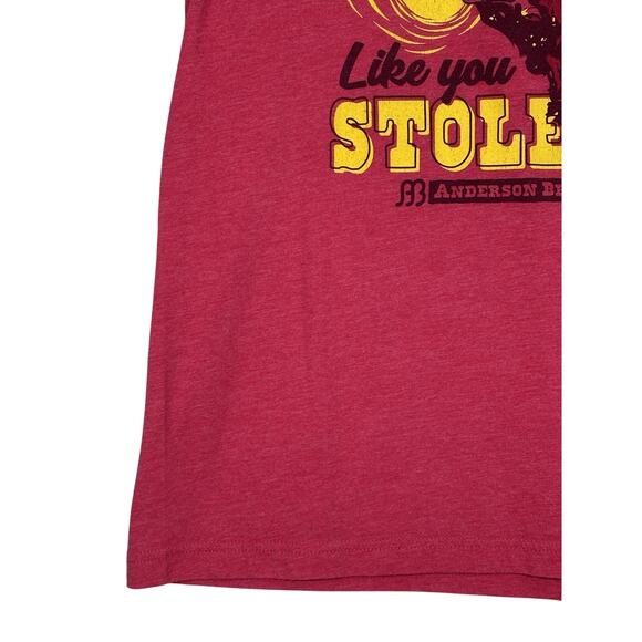 NEW! Red Dirt Hat Co Shirt 'Ride It Like You Stole It' Anderson Bean Size L - Picture 9 of 16